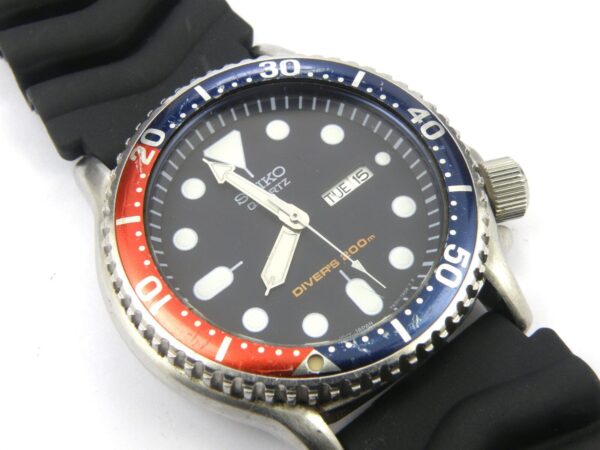Gents Seiko 7N36-7A0B Pepsi Scuba Divers Quartz Watch - 200m
