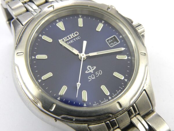 Gents Seiko SQ50 Kinetic Watch 5M42-0C70 - 50m