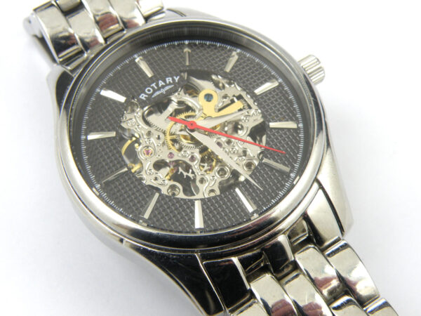 Rotary GB03876/04 Men's Automatic Skeleton Watch - 100m
