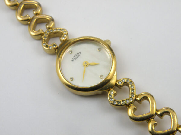 Rotary Ladies LB77145 Quartz Crystal Set Dress Watch