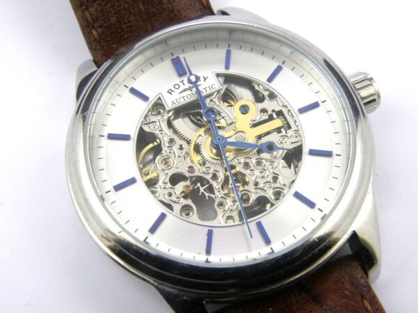 Rotary Mens Automatic Skeleton Dial Watch GS00209/06 - 100m
