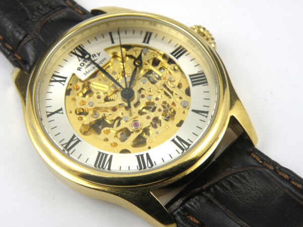 Men's GS02941/03 Rotary Vintage Mecanique Skeleton Automatic Watch - 100m