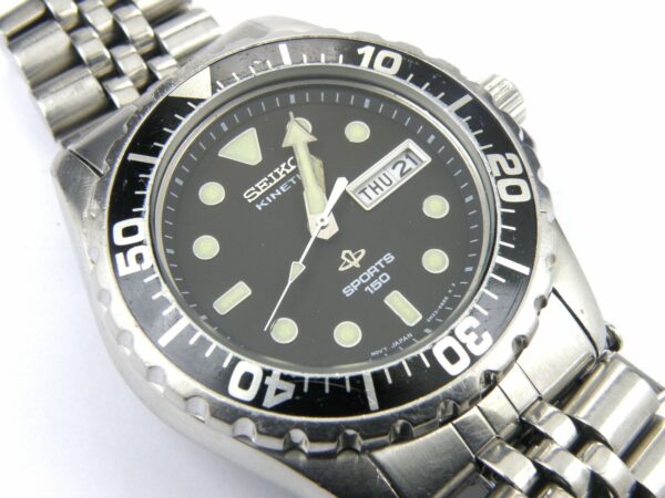 Men's Seiko Scuba Divers 5M23-6B50 Kinetic Watch - 150m