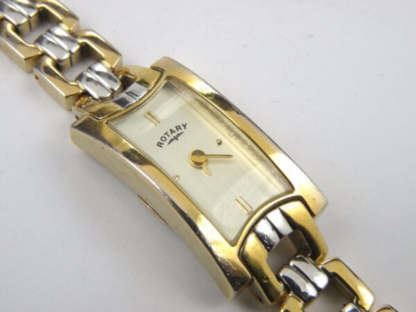 Rotary LB02276/03 Ladies Two-tone Gold PVD Stainless Steel Bracelet Watch