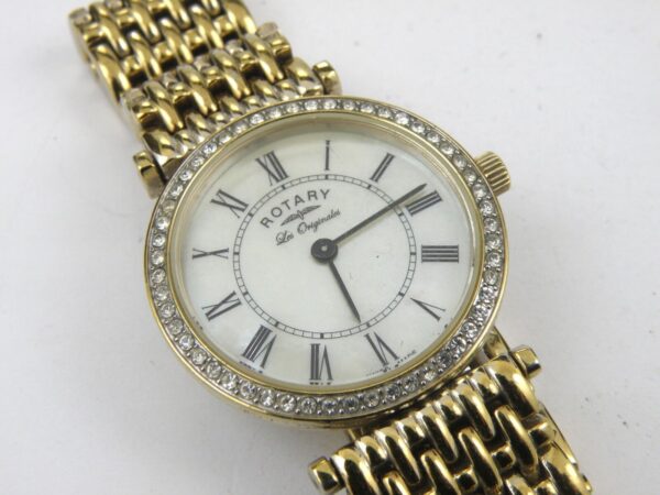 Rotary Ladies Les Originales 13020 Gold Plated Bracelet Watch