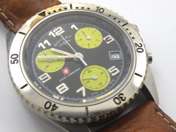 Rotary Vintage GS426/19 Swiss Commando ETA  ETA 251.272 Chrono Watch - 100m
