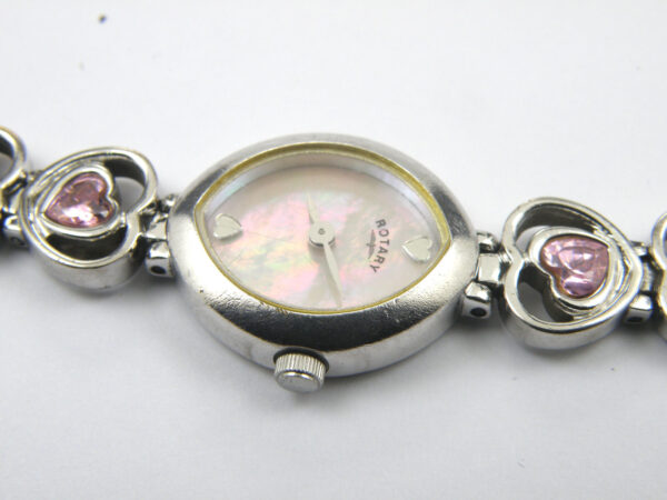 Women's Rotary LB77825/BR/07 Elite Watch & Bracelet Set