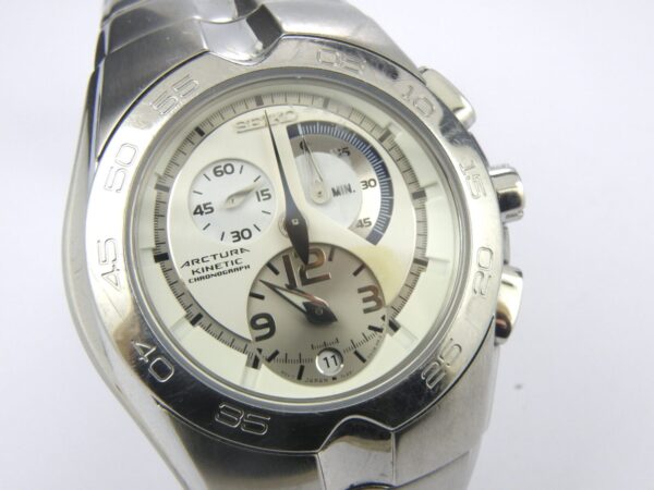 7L22-0AJ0 Seiko Arctura Kinetic Chrono Watch - 100m