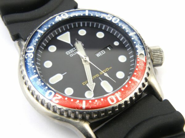 Gents Seiko 7N36-7A09 Pepsi Scuba Divers Quartz Watch - 200m