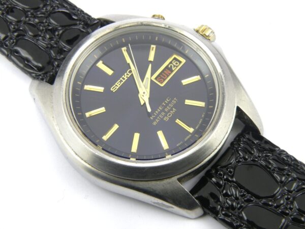 Mens Seiko Kinetic Watch 5M63-0AC0 - 100m