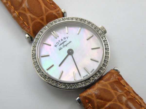 Rotary 13385 Les Originales Ladies Mother of Pearl Watch