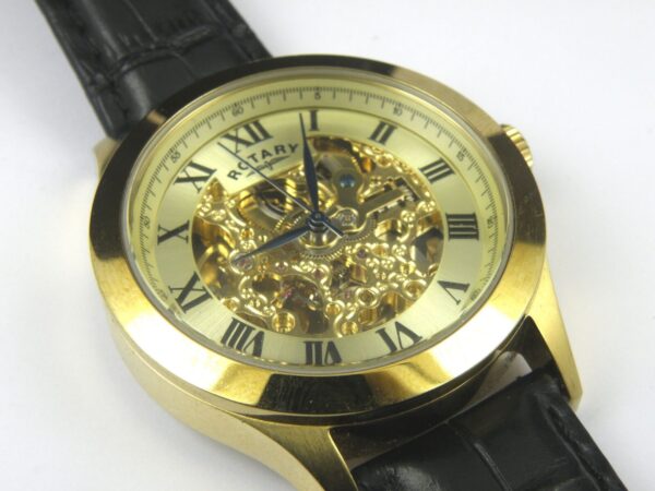 Rotary GS00112/03 Mens Timepieces Skeleton Automatic Watch - 100m