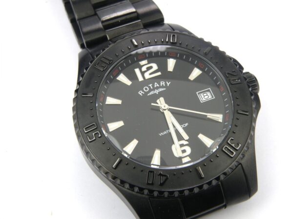 Rotary Men's GB00027/04 Divers Stealth Watch - 200m
