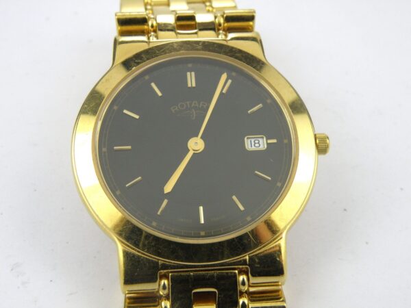 Vintage Gold Plated Men's Rotary Khalif 4922 ETA Watch