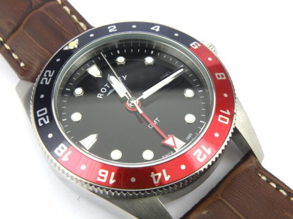 Gents Rotary GB00680/04 GMT Pepsi Quartz Watch - 50m