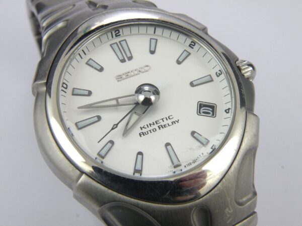 Gents Seiko Kinetic Auto Relay Divers 5J22-0C80 Watch - 100m