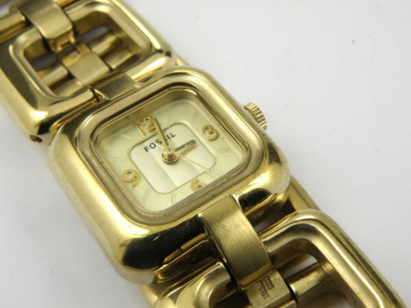 Ladies Fossil Gold Plated ES2232 Dress Watch - 50m