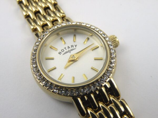 Ladies Rotary Gold Plated Dress LB02835/03 - 100m