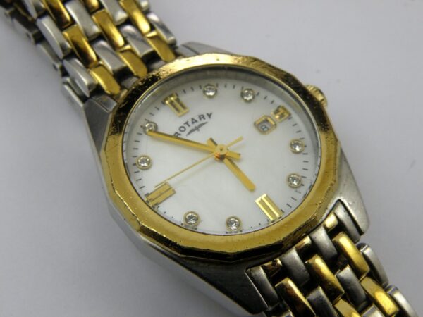 Ladies Rotary LB00227/41 Gold Plated Watch - 100m
