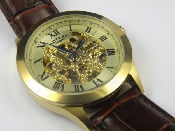Men's Rotary GS00112/03 Skeleton Automatic Watch - 100m