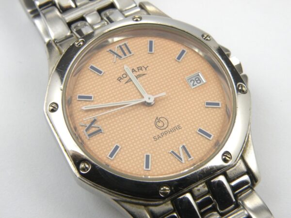 Men's Rotary Monza 10087 Sapphire Dial Quartz Watch 50m
