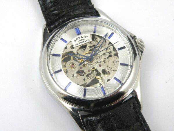 Rotary GS03357/06 Mens Automatic Skeleton Watch - 100m