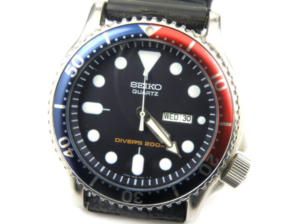 Gents Seiko 7N36-7A0B Pepsi Scuba Divers Quartz Watch - 200m