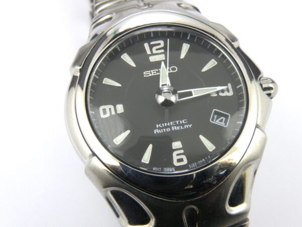 Gents Seiko Kinetic Auto Relay Divers 5J22-0A10 Watch - 100m