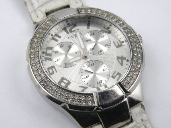 Ladies Guess W11008L1 Multi-Dial Stainless Steel Watch