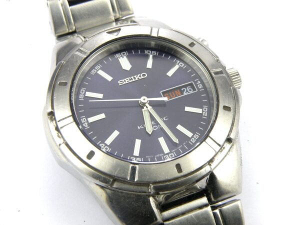 Mens Seiko Kinetic Watch 5M63-0AE0 - 50m
