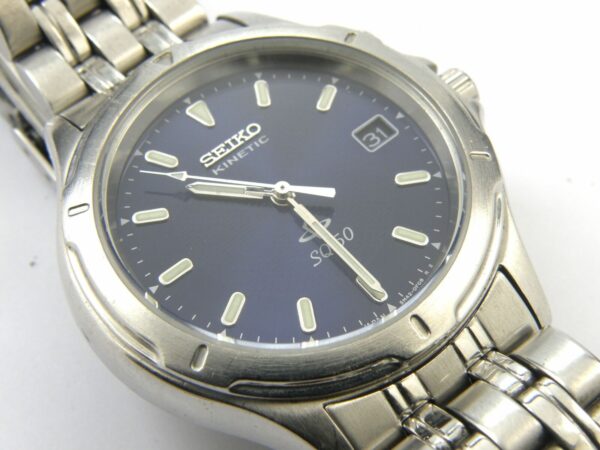 Mens Seiko SQ50 Kinetic Watch 5M42-0C70 - 50m