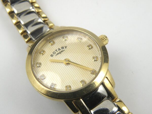 Rotary LB02514/11 Ladies Two Tone Bracelet Watch - 100m