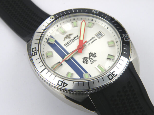 Rotary Mens GT Monza Swiss Automatic Sapphire Watch - 100m