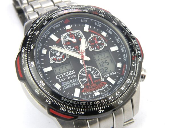 Gents Citizen Eco-Drive Radio Controlled Red Arrows U600 - 200m
