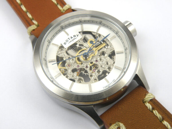 Gents Classic Rotary Automatic Skeleton Watch GB00157/06 - 100m