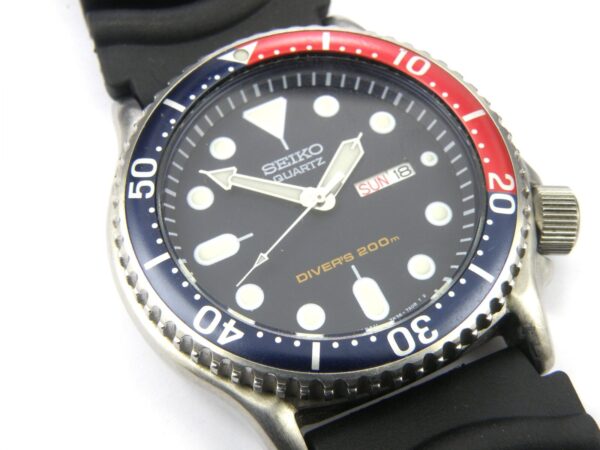 Gents Seiko 7N36-7A08 Pepsi Scuba Divers Quartz Watch - 200m