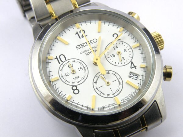 Gents Seiko Military Chrono 6T63-00E0 Watch - 100m