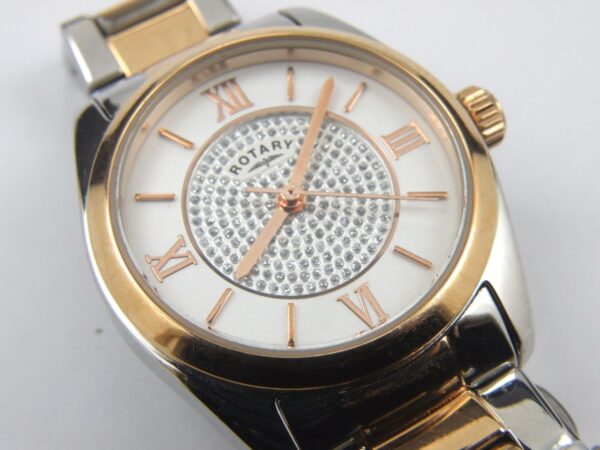 Ladies Rotary Rose Gold LB02563/01 Stainless Steel Rose Gold Watch