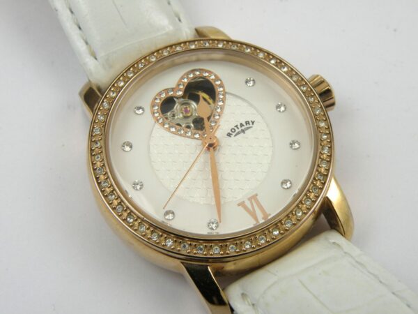 Rotary Womens Automatic Rose Gold Watch LS00103/06