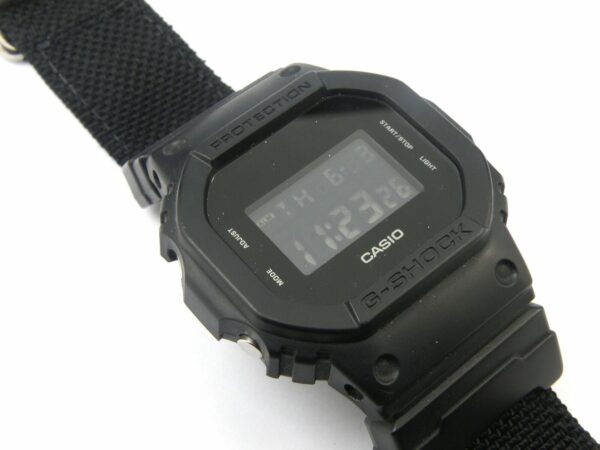 Gents CASIO G-Shock DW-5600BBN Black Stealth Watch - 200m