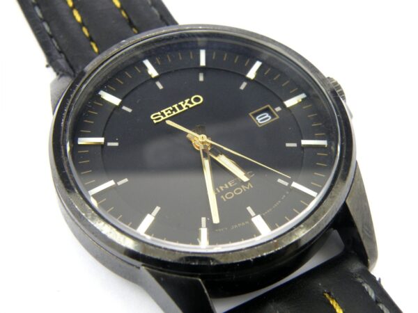 Men's Seiko 5M82-0BA0 Kinetic Diver's Watch - 100m