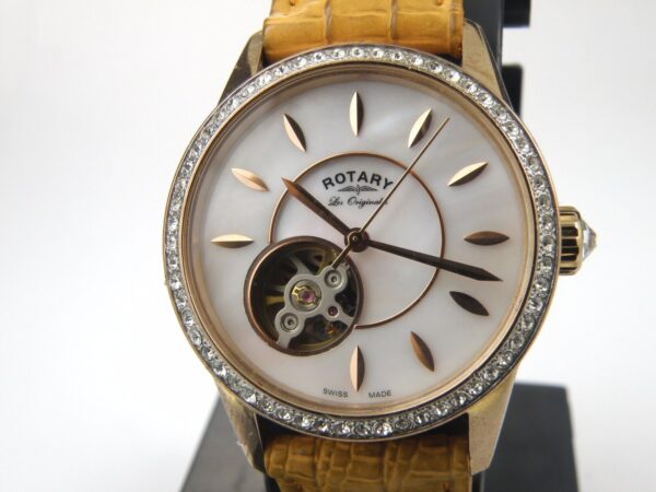 Rotary LS90515/41 Ladies Les Originales Jura Automatic TanLeather Watch