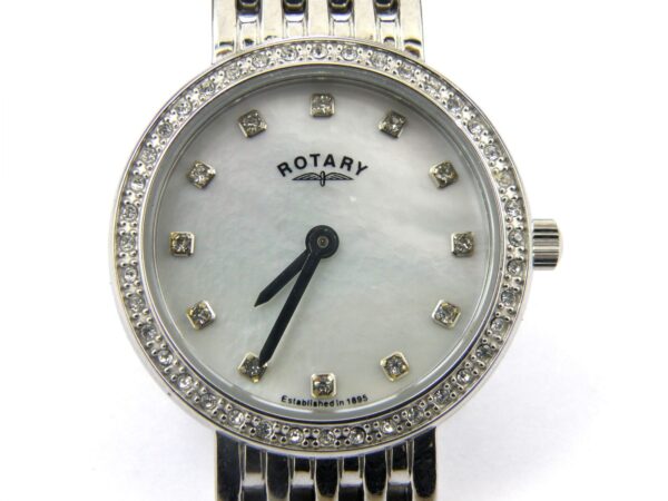 Rotary Ladies Crystal Set Bracelet Watch LB00241/41 - 50mn