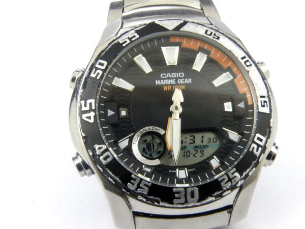 Gents CASIO Marine Gear AMW-710 Tidegraph Watch - 100m