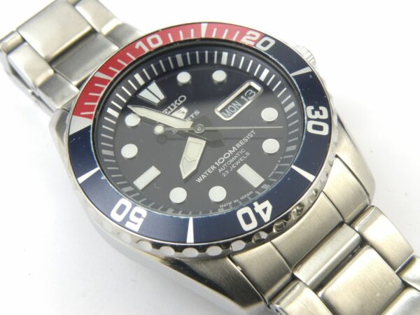 Gents Seiko 5 Pepsi Automatic Watch 7S36-03C0 - 100m