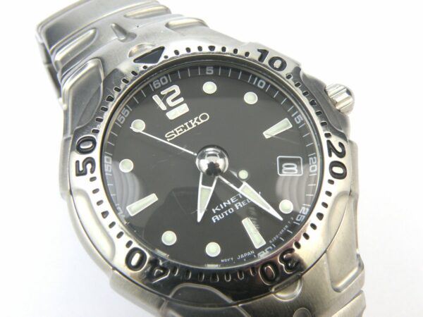 Gents Seiko Kinetic Auto Relay Divers 5J22-0A50 Watch - 100m