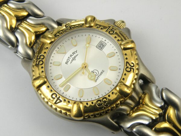 Gents Vintage Rotary GB3719 Sapphire Divers Watch Aspen - 100m