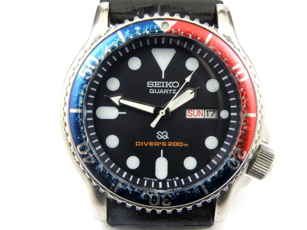 Mens Seiko 5H26-7A19 Pepsi Quartz Professional Divers Watch - 200m