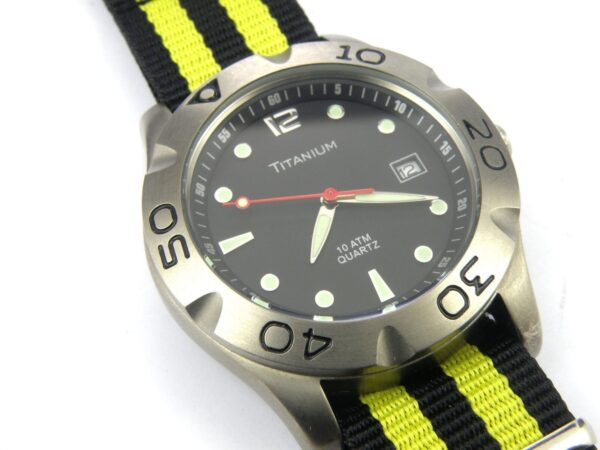 Men's Titanium Military Divers Watch - 100m