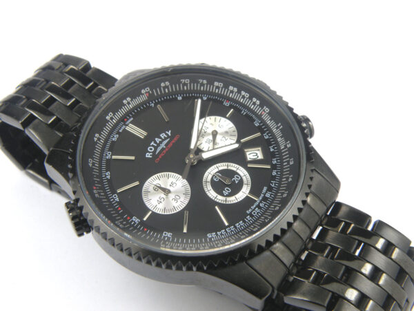 Rotary GB03778/04 Mens Black Aquaspeed Chronograph Watch - 100m